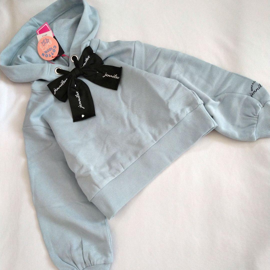 メル19034◆新品 ジェニィラブ アルジ－◆りぼんパ－カ－コ－デセット