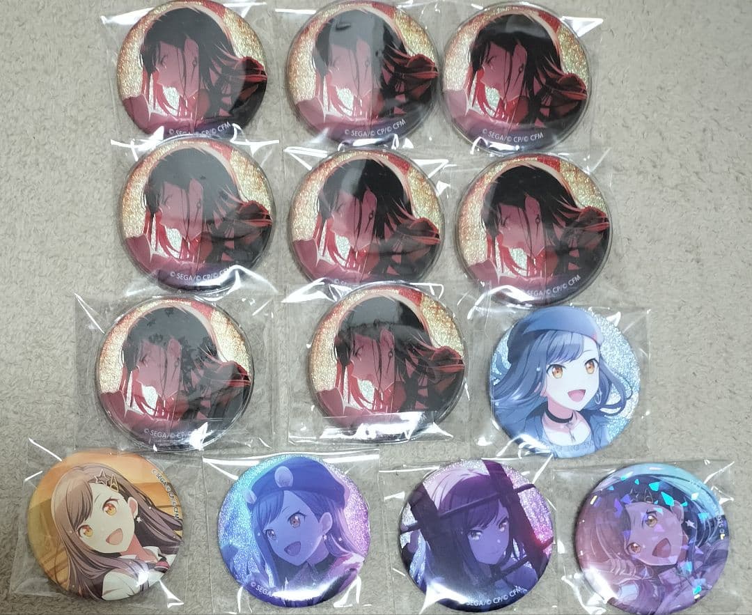 プロセカ グリ缶 44A ビトイタ 13点 缶バッジ 白石杏