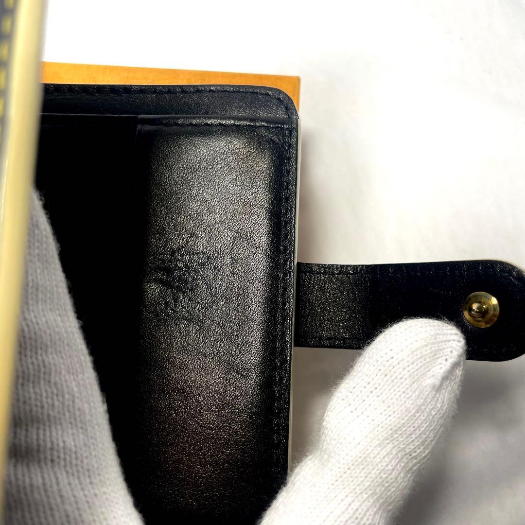 ルイヴィトン スハリ コンパクトジップ M91828 ノワール 二つ折り財布
