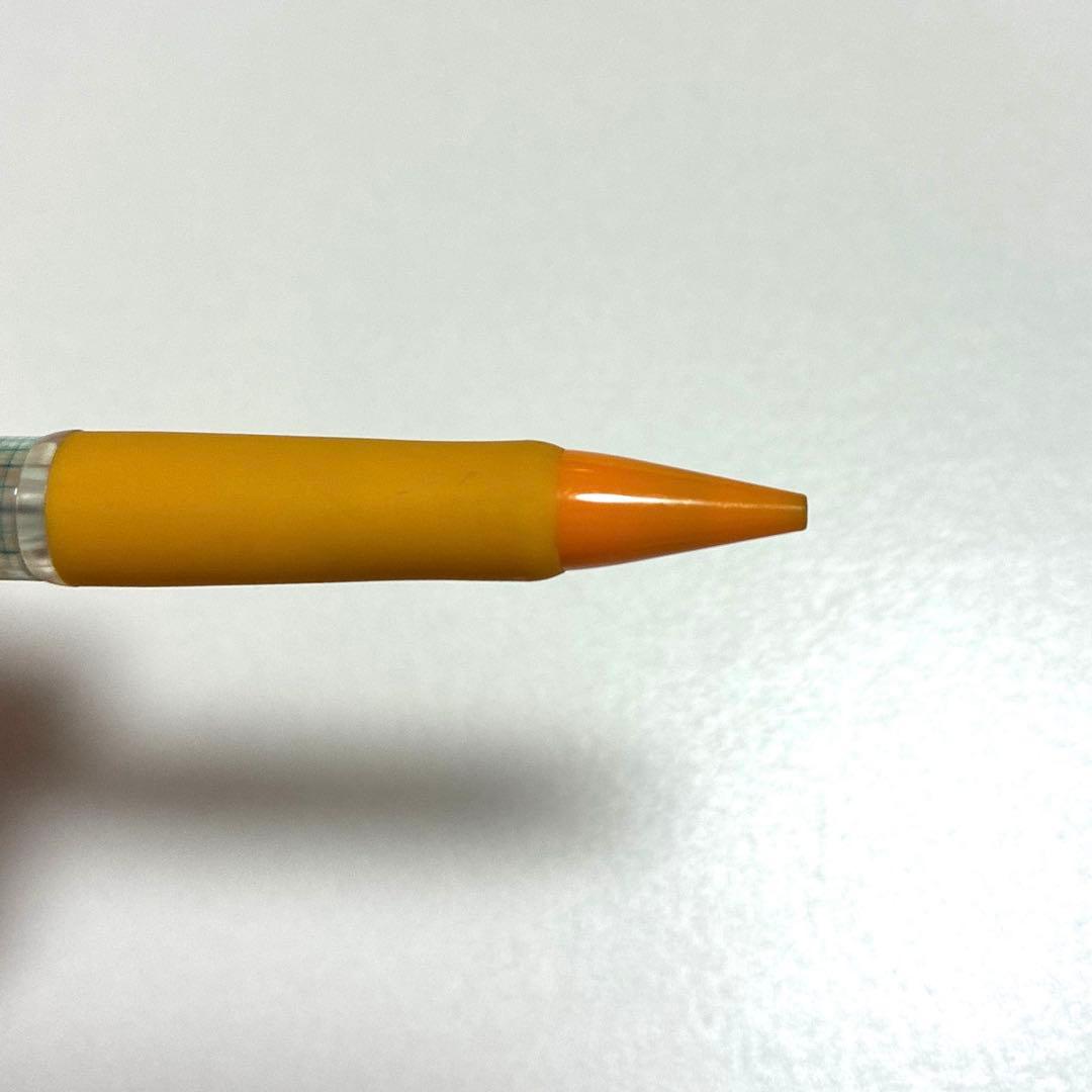 オレンジ色のキャラクター付きシャープペンシル　シャープペン　平成　レア　レトロ