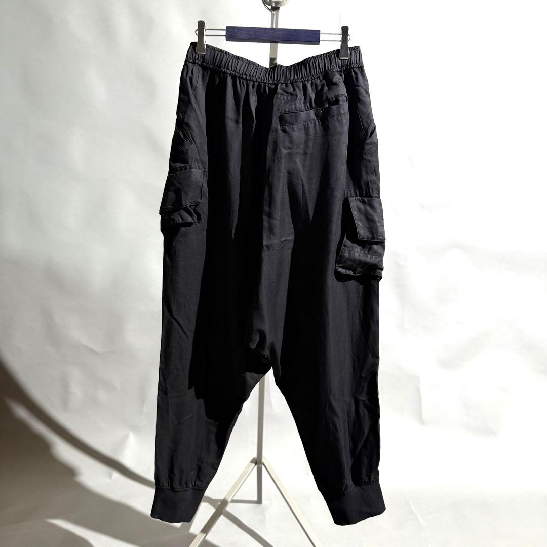 美品 JULIUS 22SS CargoSarouelTrouser 2 黒