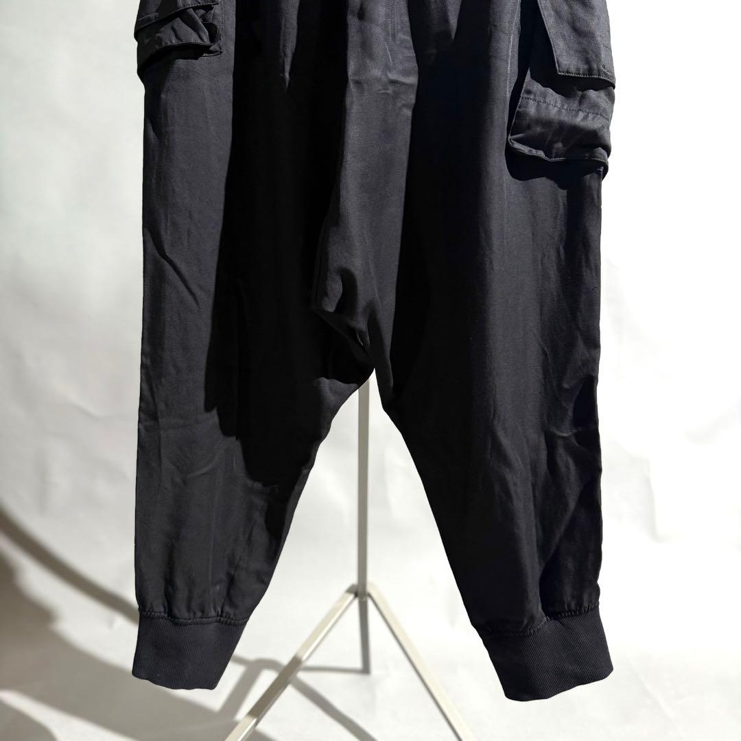 美品 JULIUS 22SS CargoSarouelTrouser 2 黒