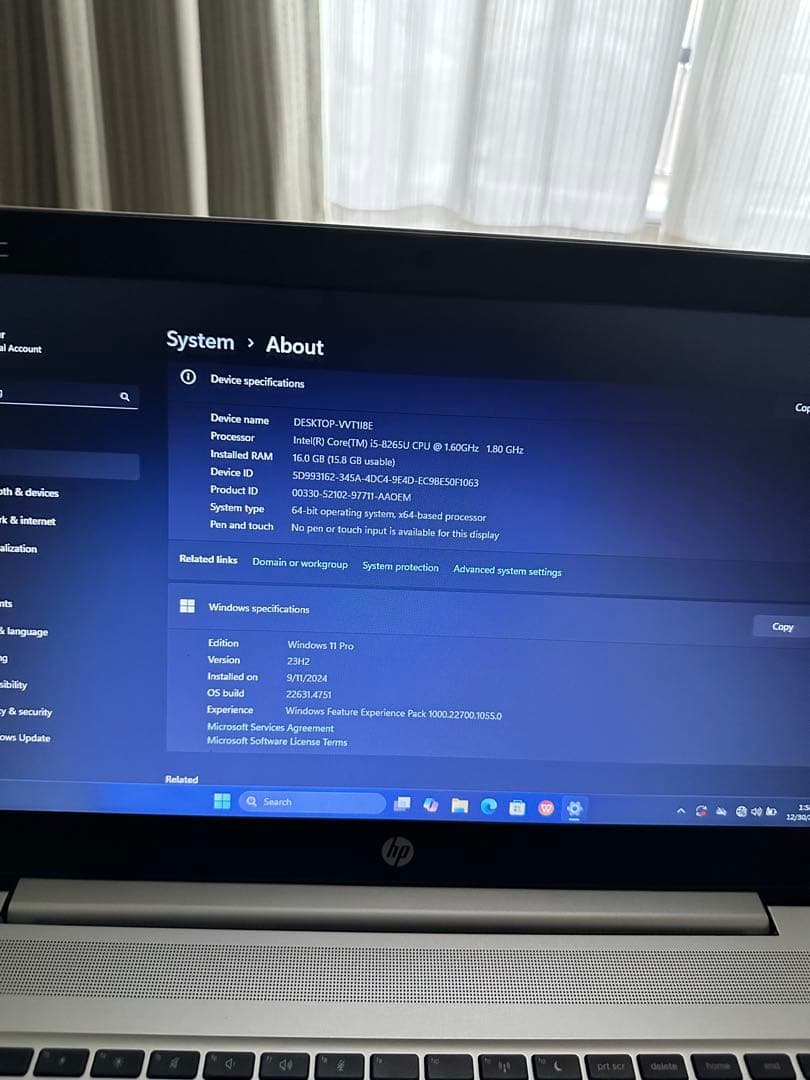 HP 15.6インチ ノートPC Intel Core i5