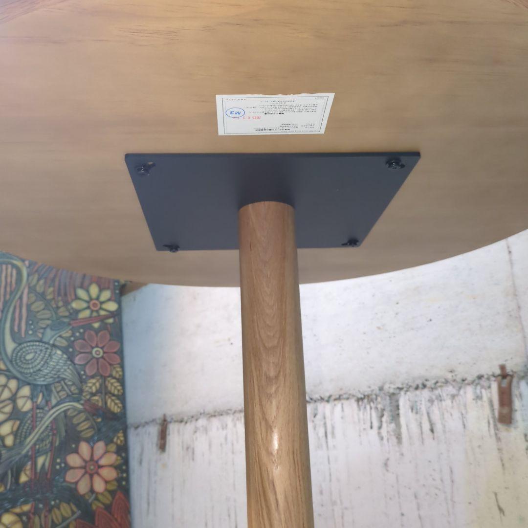 美品！unico LENKI ラウンドテーブル 80 ナチュラル 北欧 25年製