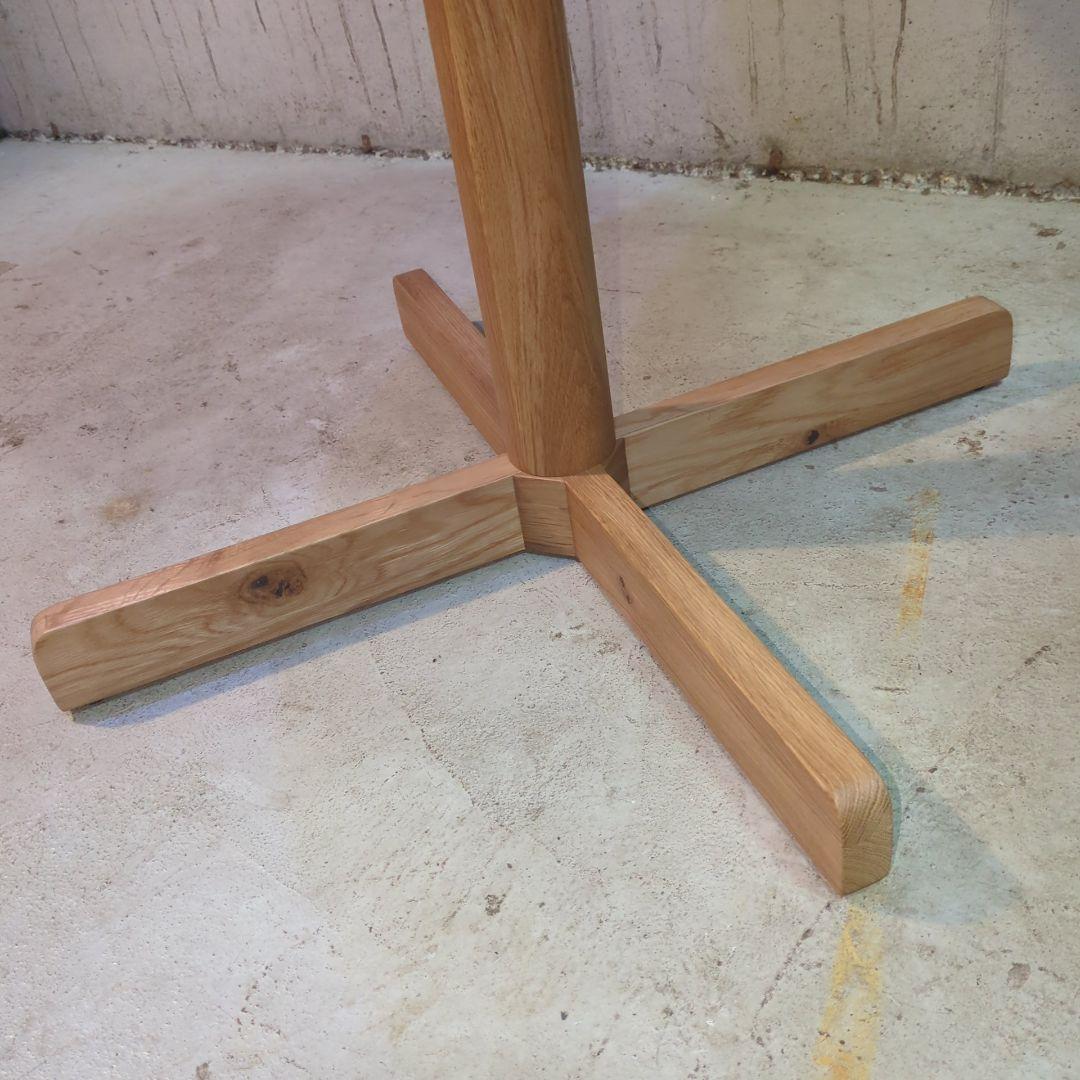 美品！unico LENKI ラウンドテーブル 80 ナチュラル 北欧 25年製