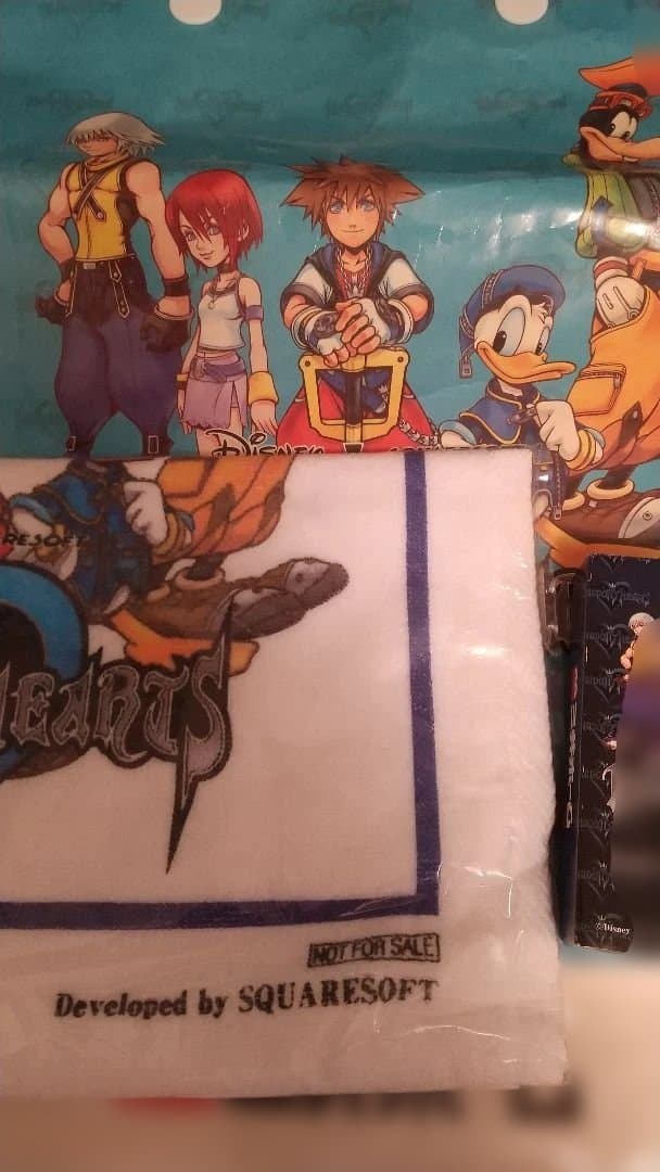 【非売品】キングダムハーツ　三井ホームノベルティ（トランプ、タオル、メモ帳）