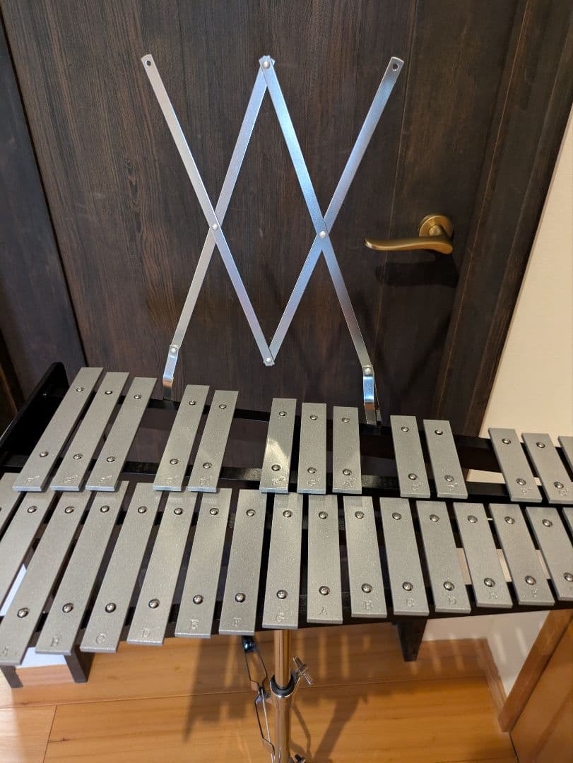 鉄琴 調整可能スタンド付き