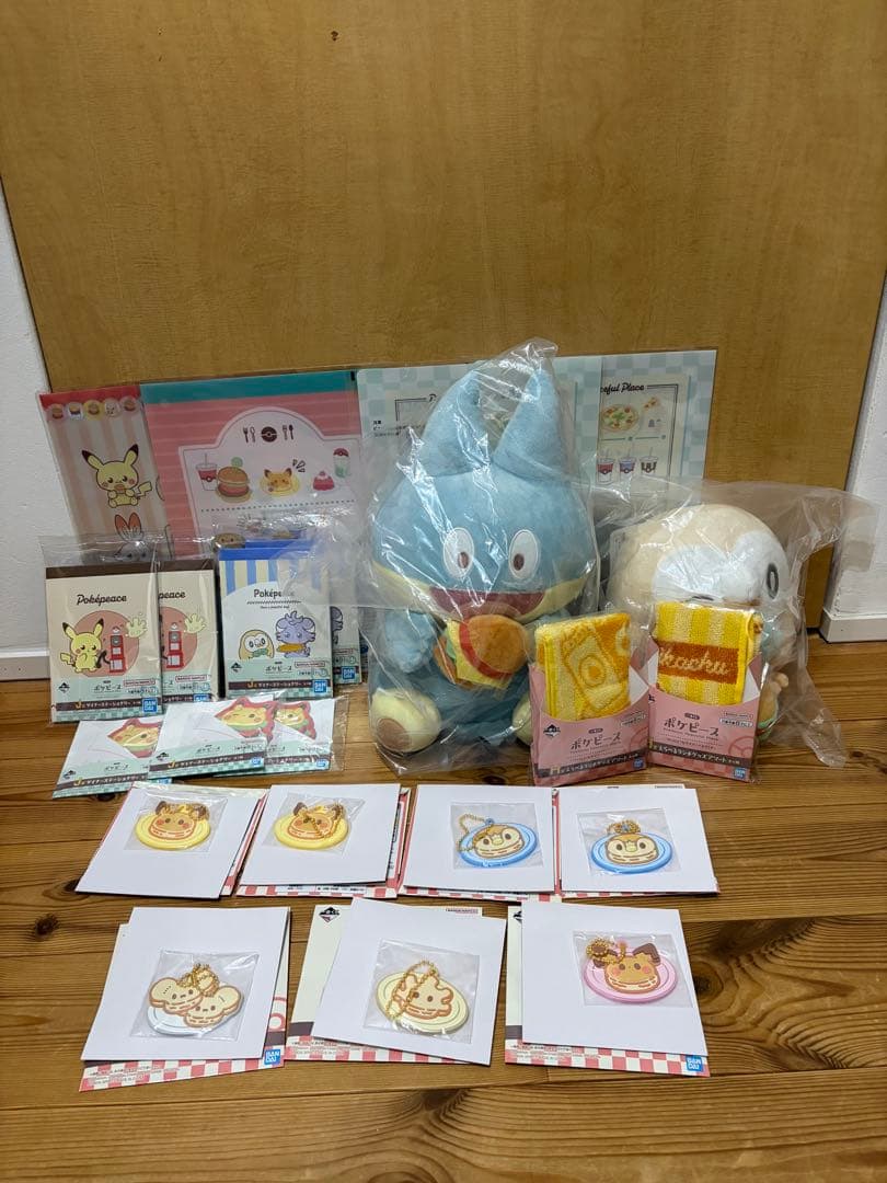 ポケピース　一番くじ　まとめ売り　ゴンベ　モクロー　ランチバッグ　など