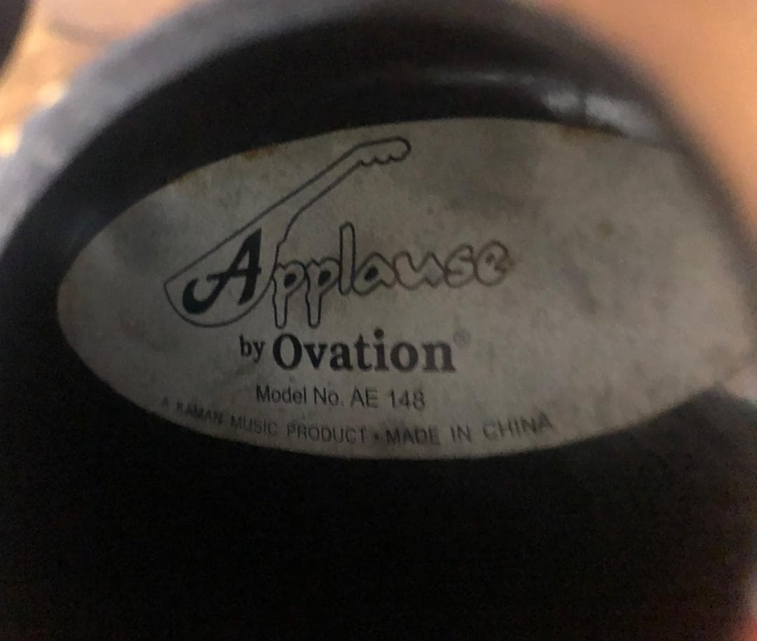 美品 Applause by Ovation オベーション ギター AE148