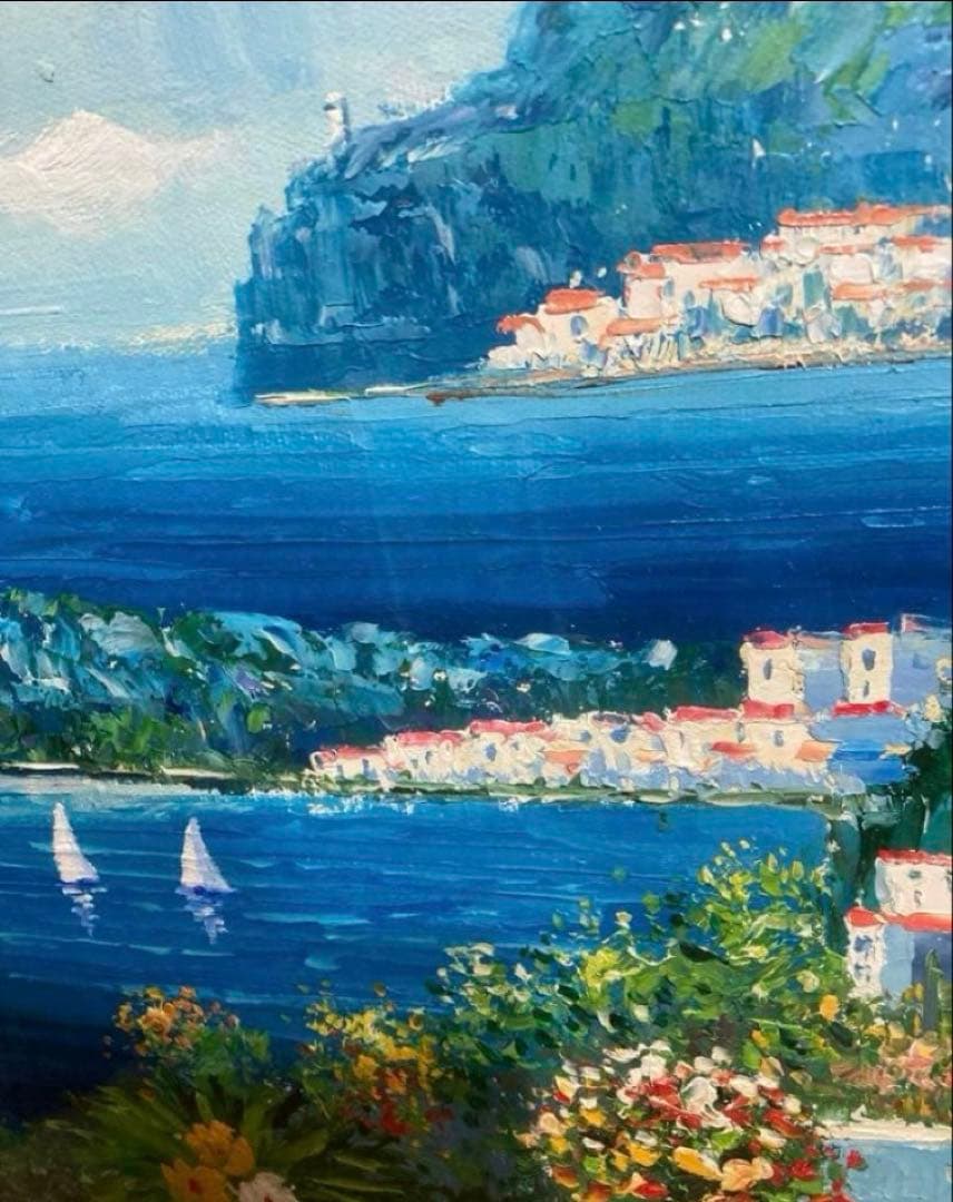 「地中海への道」　セルジュ・ルゴン P20号