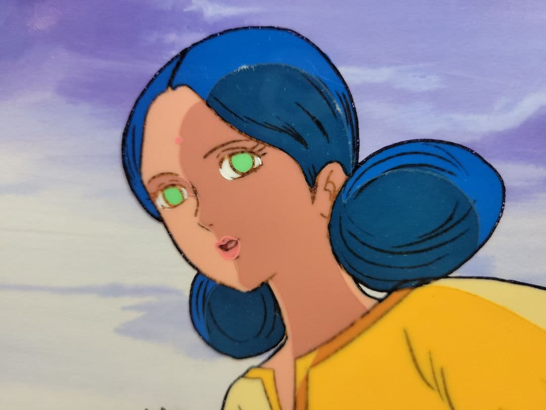「機動戦士ガンダム」セル画　ララァ・スン　#３４　欠番カット？