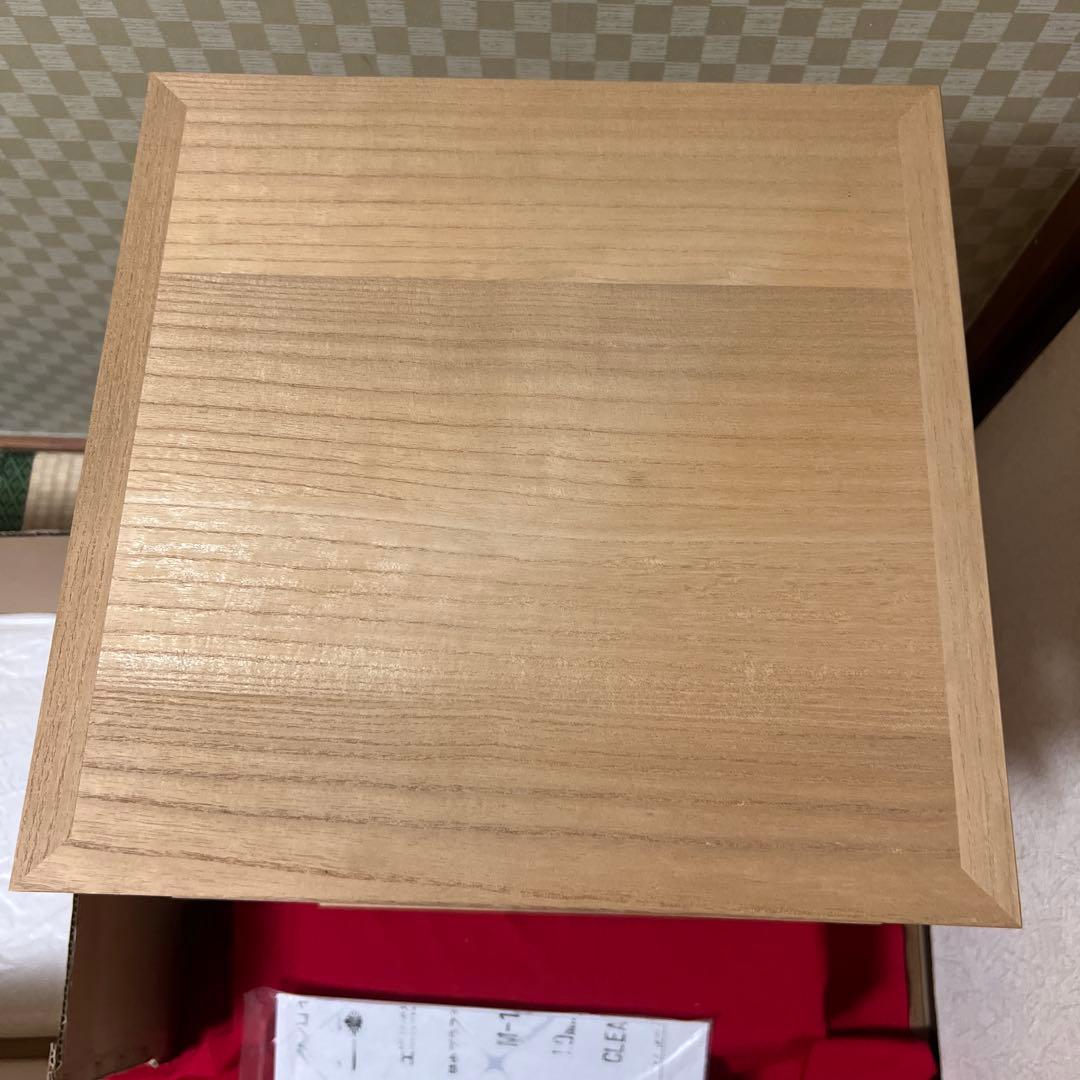 未使用超美品　惺斎好 桐木地 糸巻透二重棚 表千家 茶道具