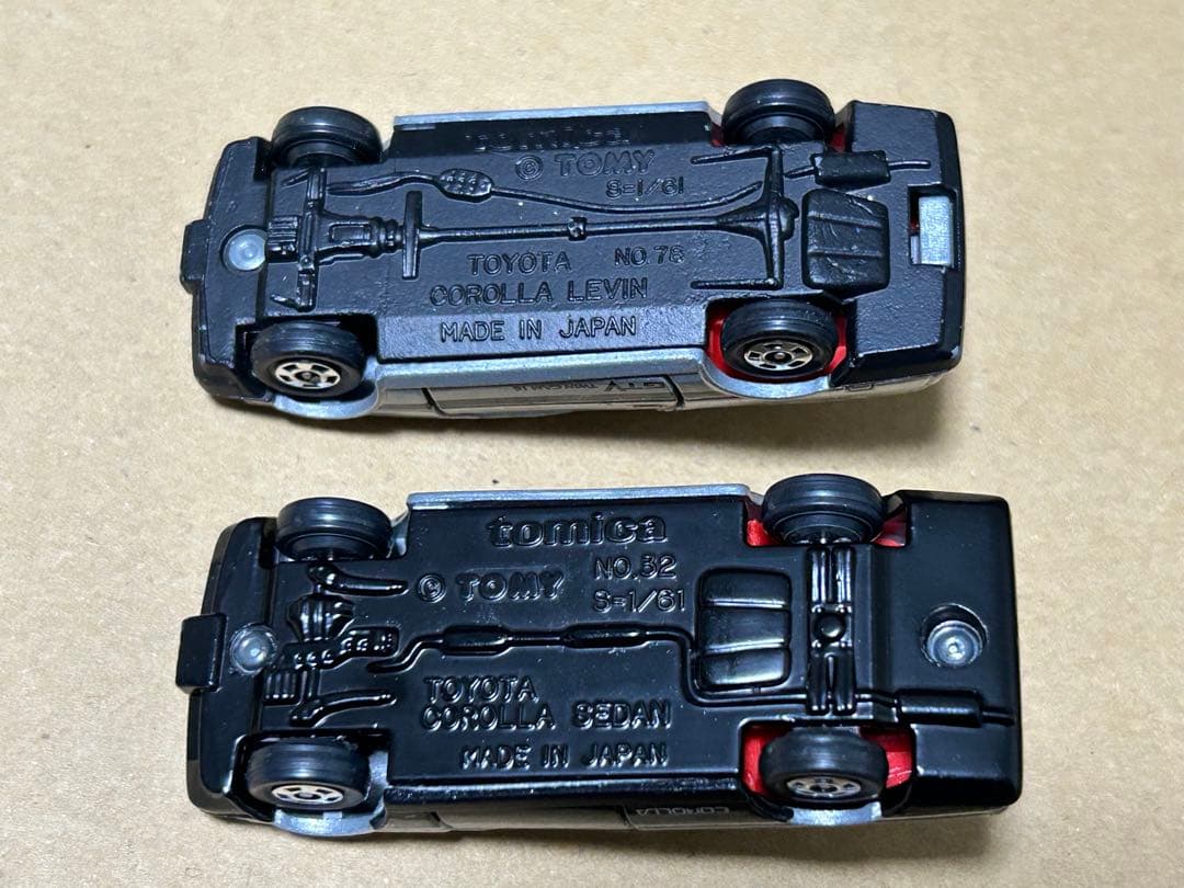 トミカ トヨタ カローラ4ドアセダン カローラレビン 2台セット