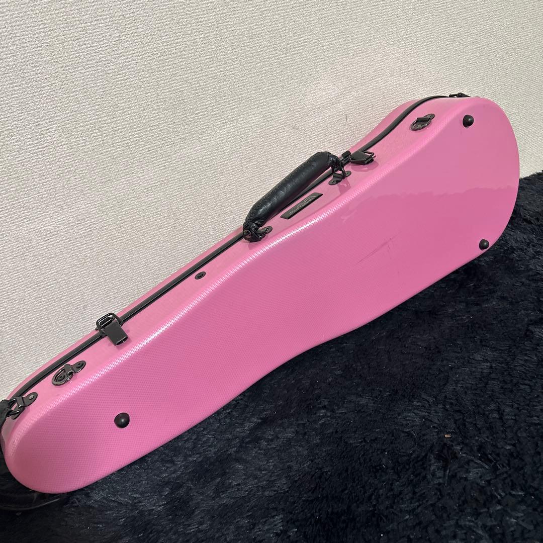 Carbon Mac バイオリンケース ハードケース ピンク 弦楽器 4/4