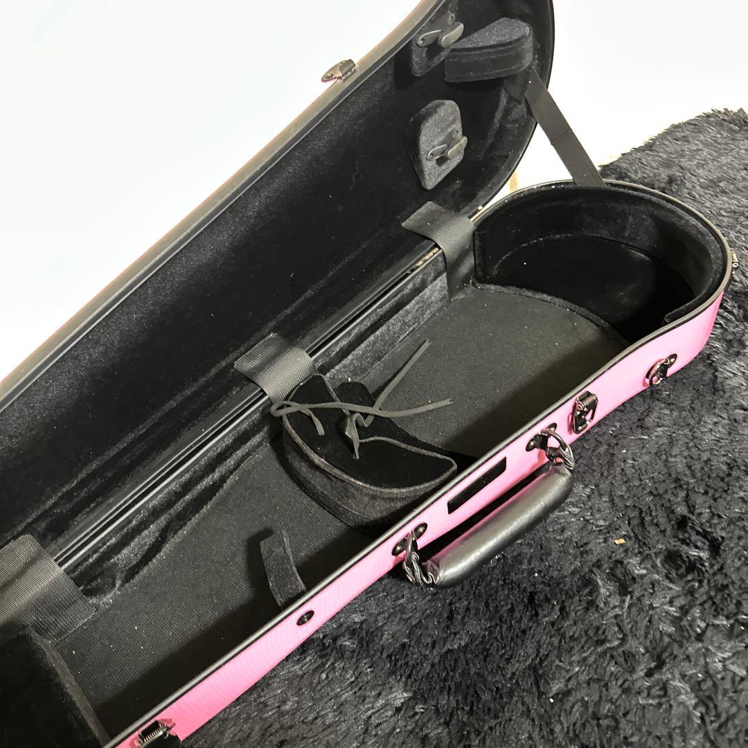 Carbon Mac バイオリンケース ハードケース ピンク 弦楽器 4/4