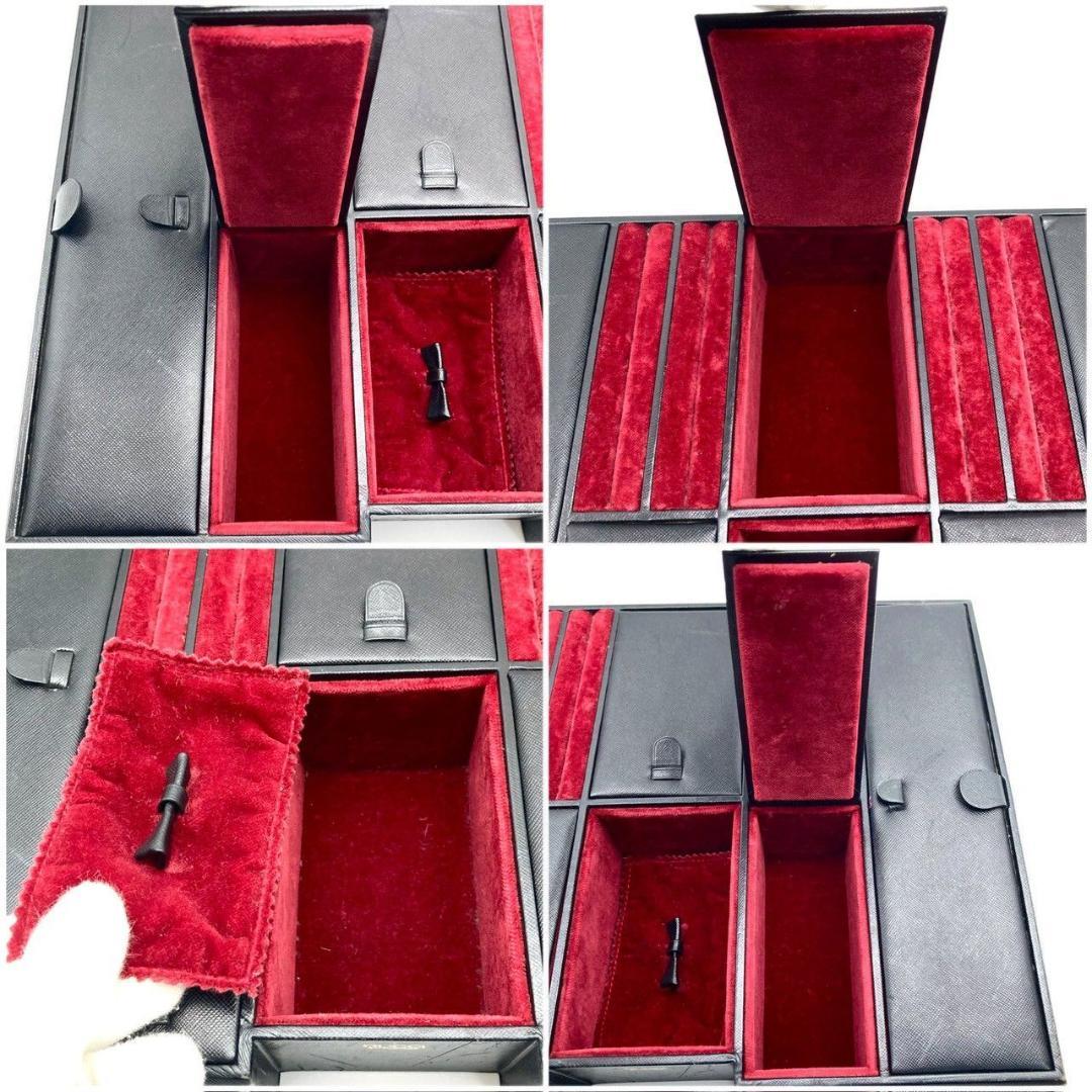 グッチ ジュエリーケース アクセサリーボックス ブラック レッド 70926