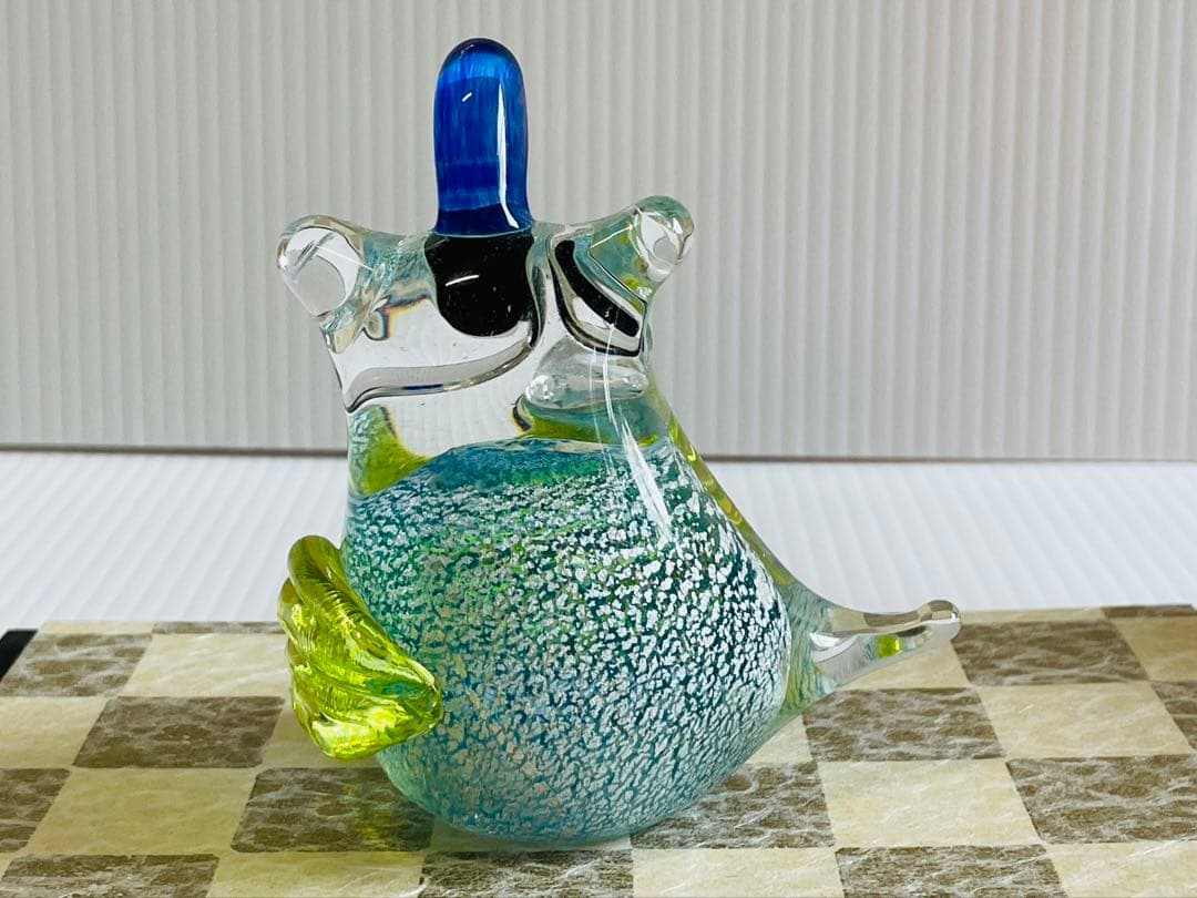 博多びーどろ粋工房　ガラスふくろうお雛様