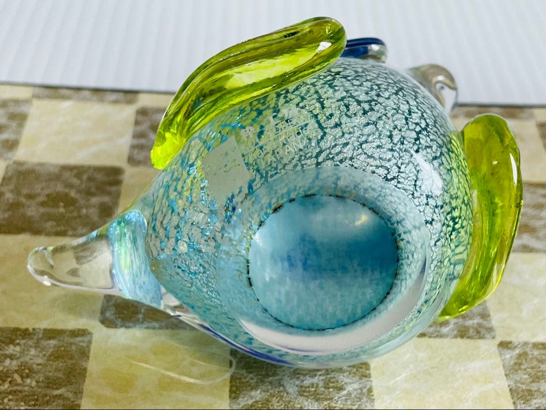 博多びーどろ粋工房　ガラスふくろうお雛様