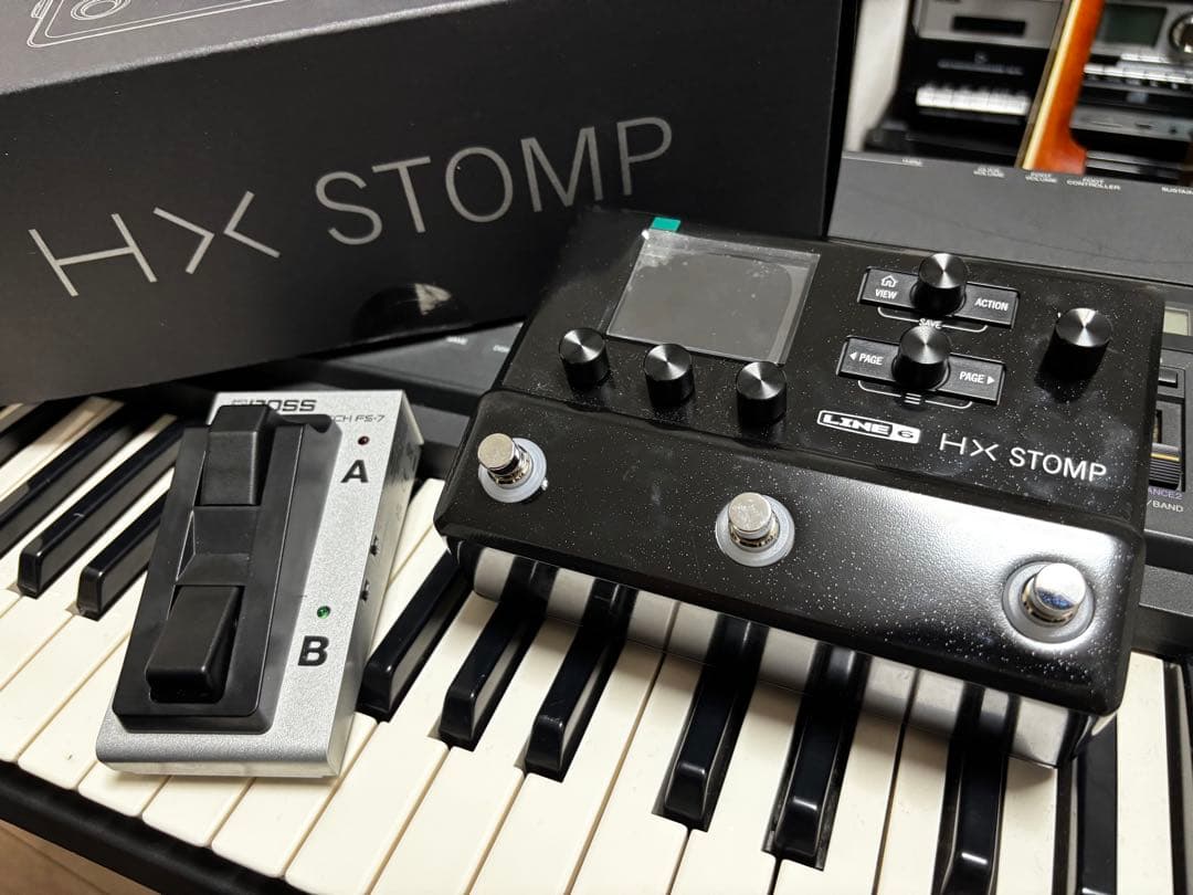 Line6 HXstomp BOSS FS7付き 保証期間内