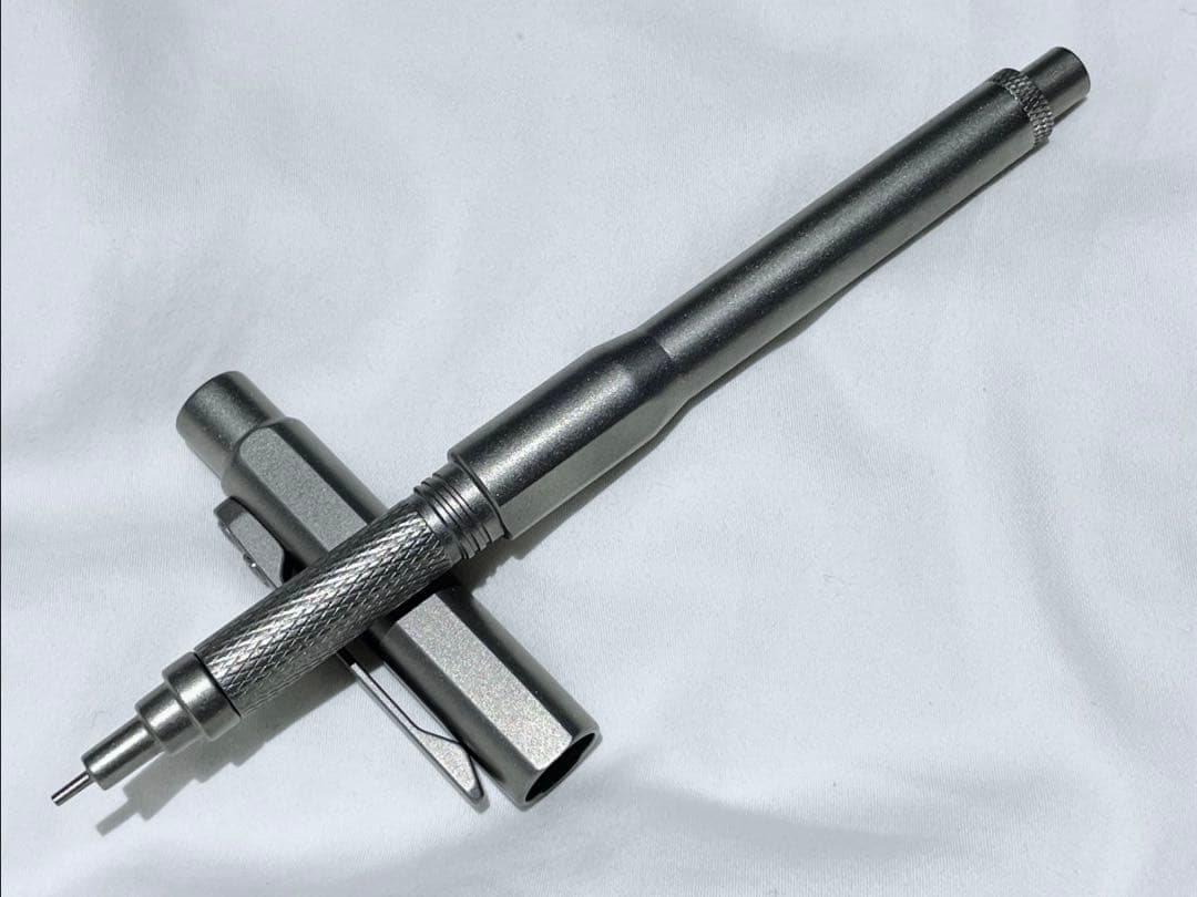 キャップ式 シャープペンシル 0.5mm チタン製