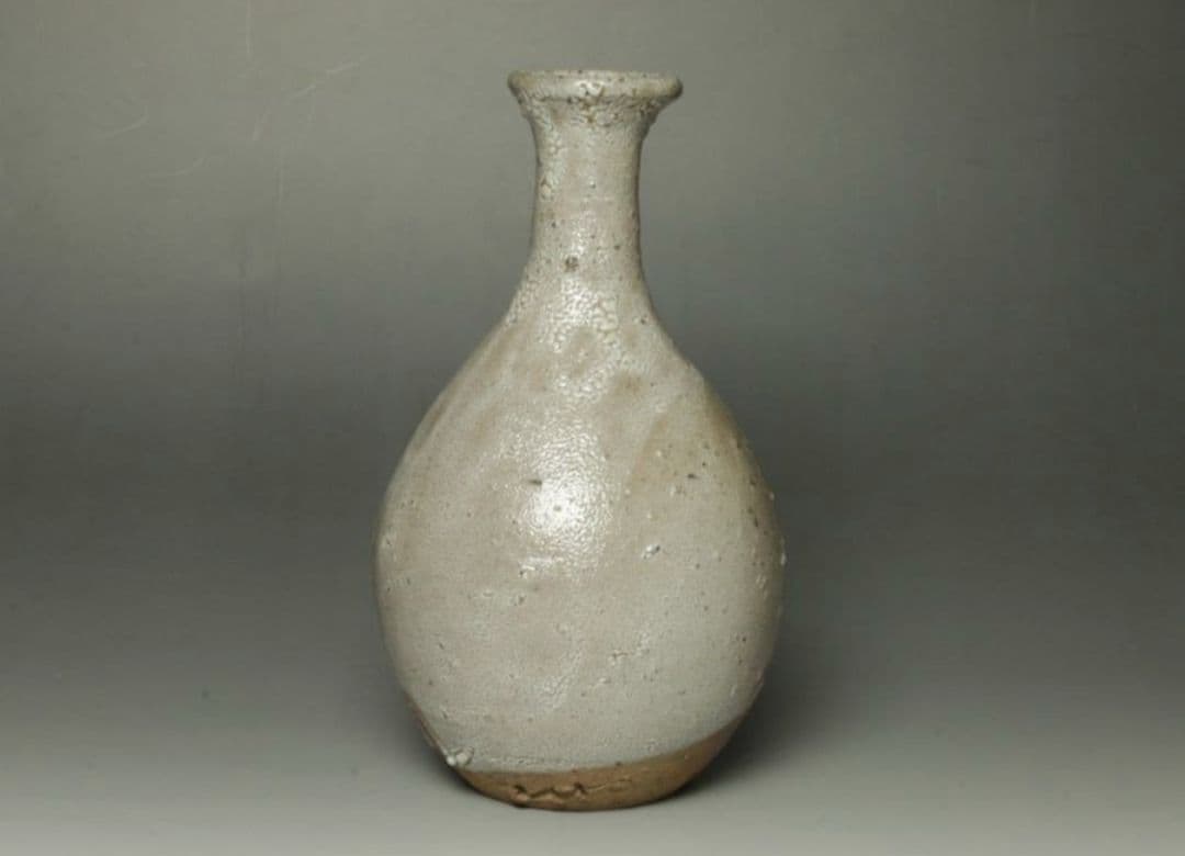 中川自然坊　鶴首絵唐津徳利