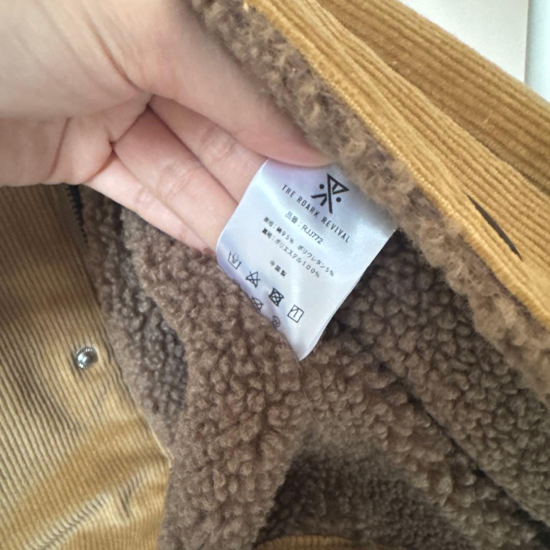 ROARK コーデュロイコーチボアジャケット