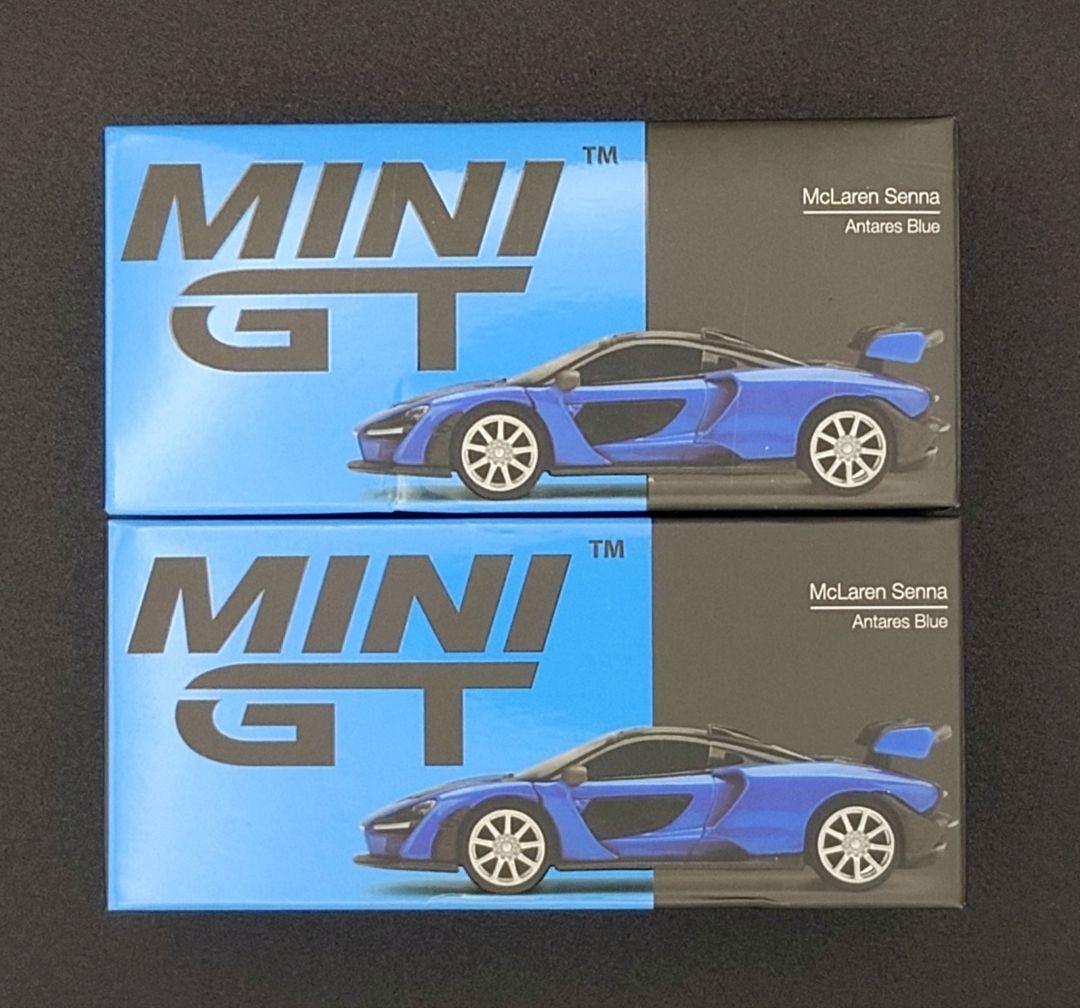 ミニカー MINI GT McLaren Senna Antares Blue