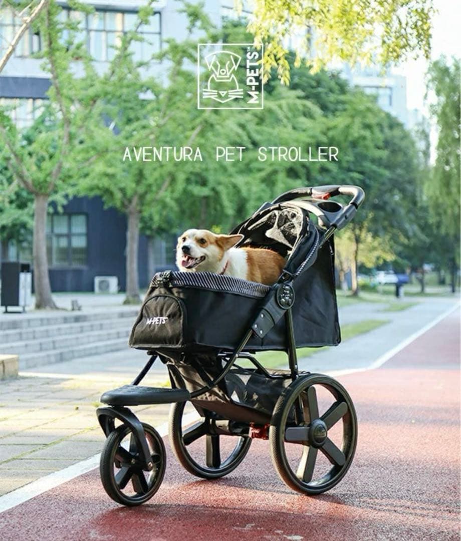 大中型犬 多頭飼い バギー ペットカート ペットキャリー 耐荷重25kg