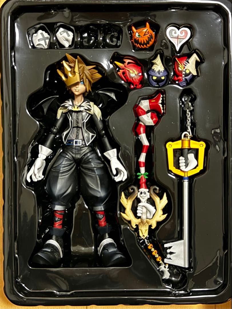 【訳あり】 キングダムハーツ プレイアーツ改 ソラ　ハロウィンタウンver.