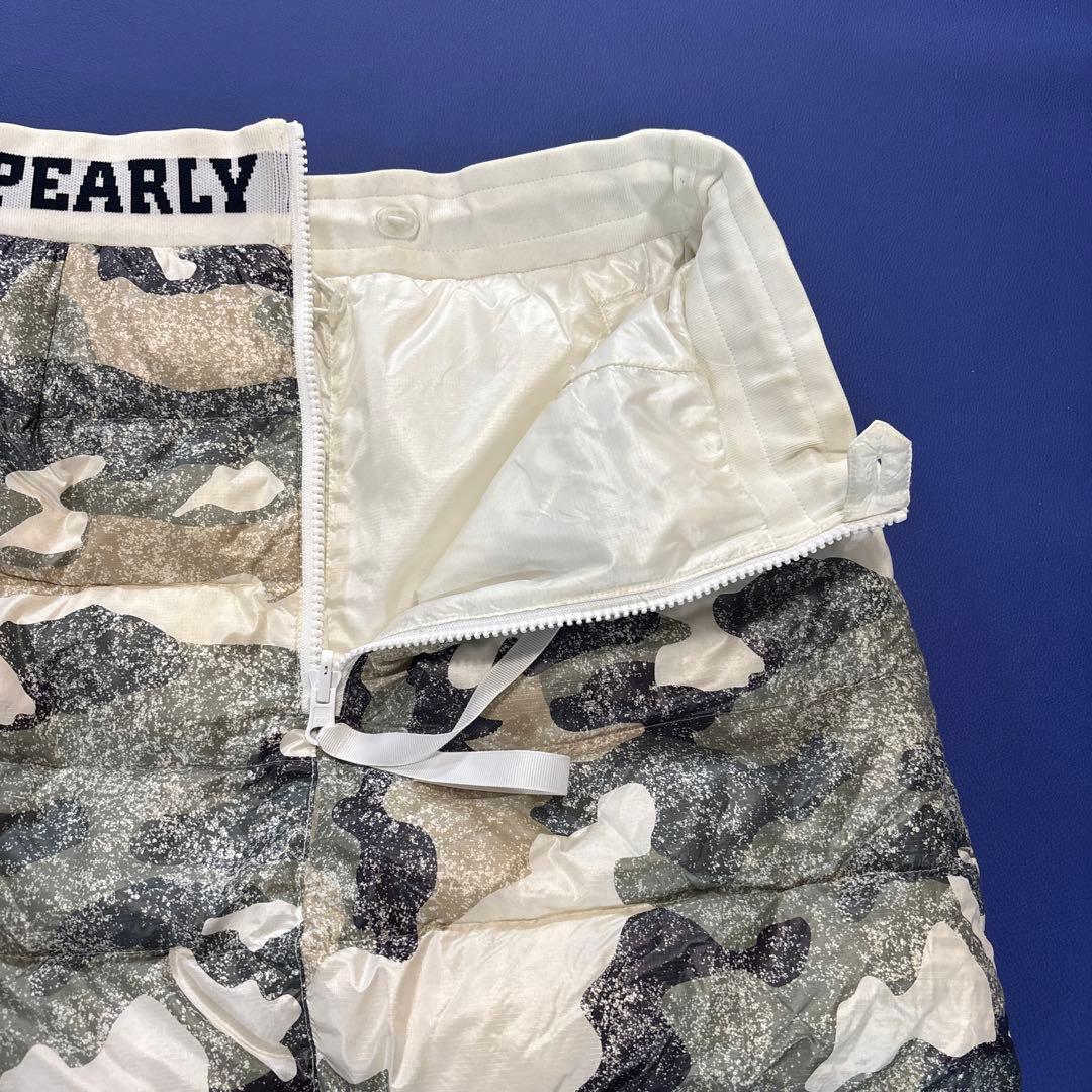 パーリーゲイツ　ダウンスカート　リバーシブル　カモフラ　0/S ドロスト