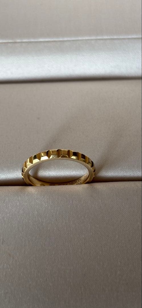 ブシュロン キャトル クルドパリ ミディアム リング 50 イエローゴールド