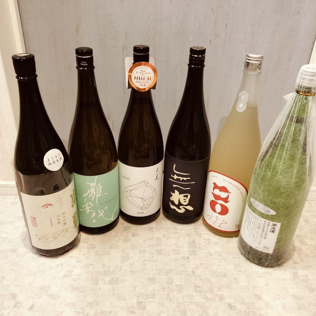 日本酒　一升瓶　6本セット　1