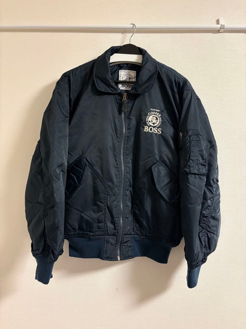 【美品】　希少　非売品　00s 90s サントリー　ボスジャン　b15 型 短丈