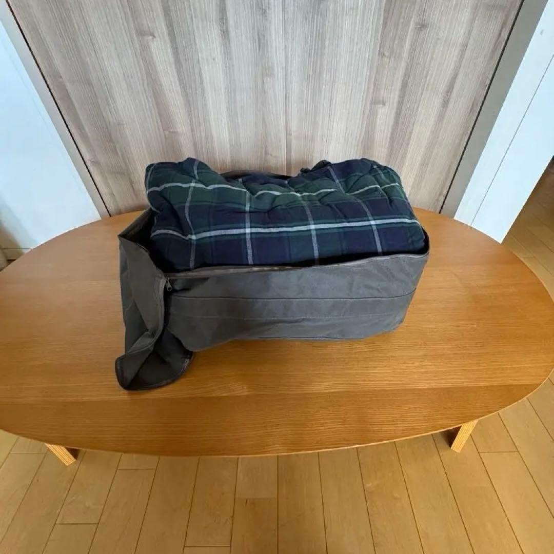 無印良品　楕円 こたつ 大　専用こたつかけ布団チェック柄付