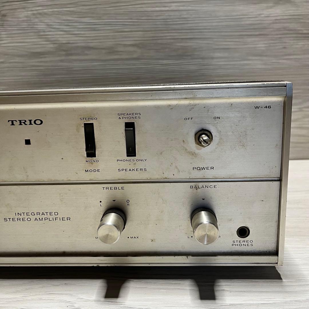 リ*ア様 TRIO 真空管式プリメインアンプ W-46K ジャンク