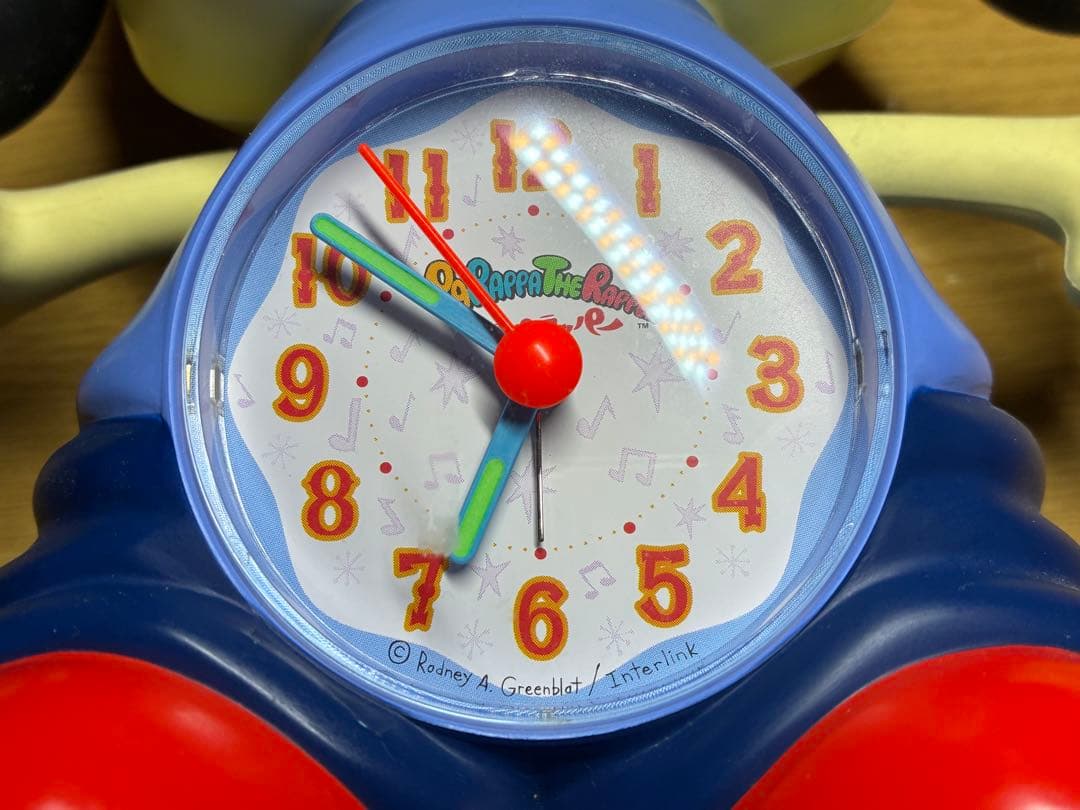 【動作確認済】 リズム時計工業 パラッパラッパー 目覚まし時計 当時物