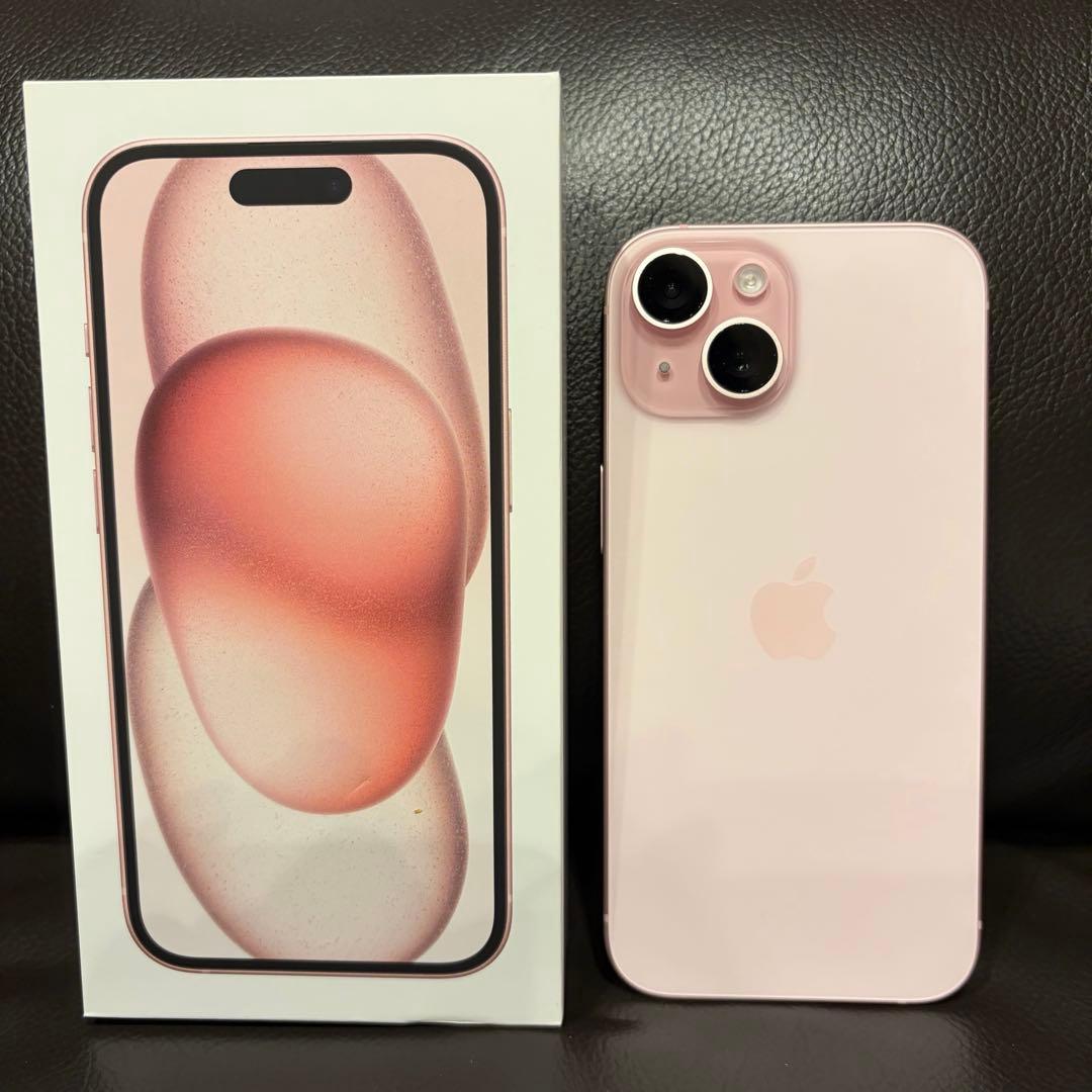 【美品】 iPhone15 ピンク 128GB 傷なし