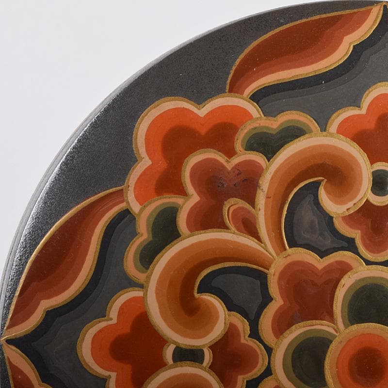 茶道具　梨地　花蒔絵　香合　時代箱付　M　R8948