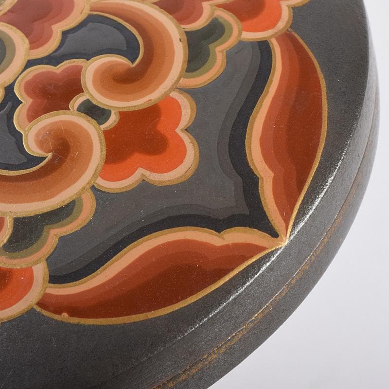 茶道具　梨地　花蒔絵　香合　時代箱付　M　R8948