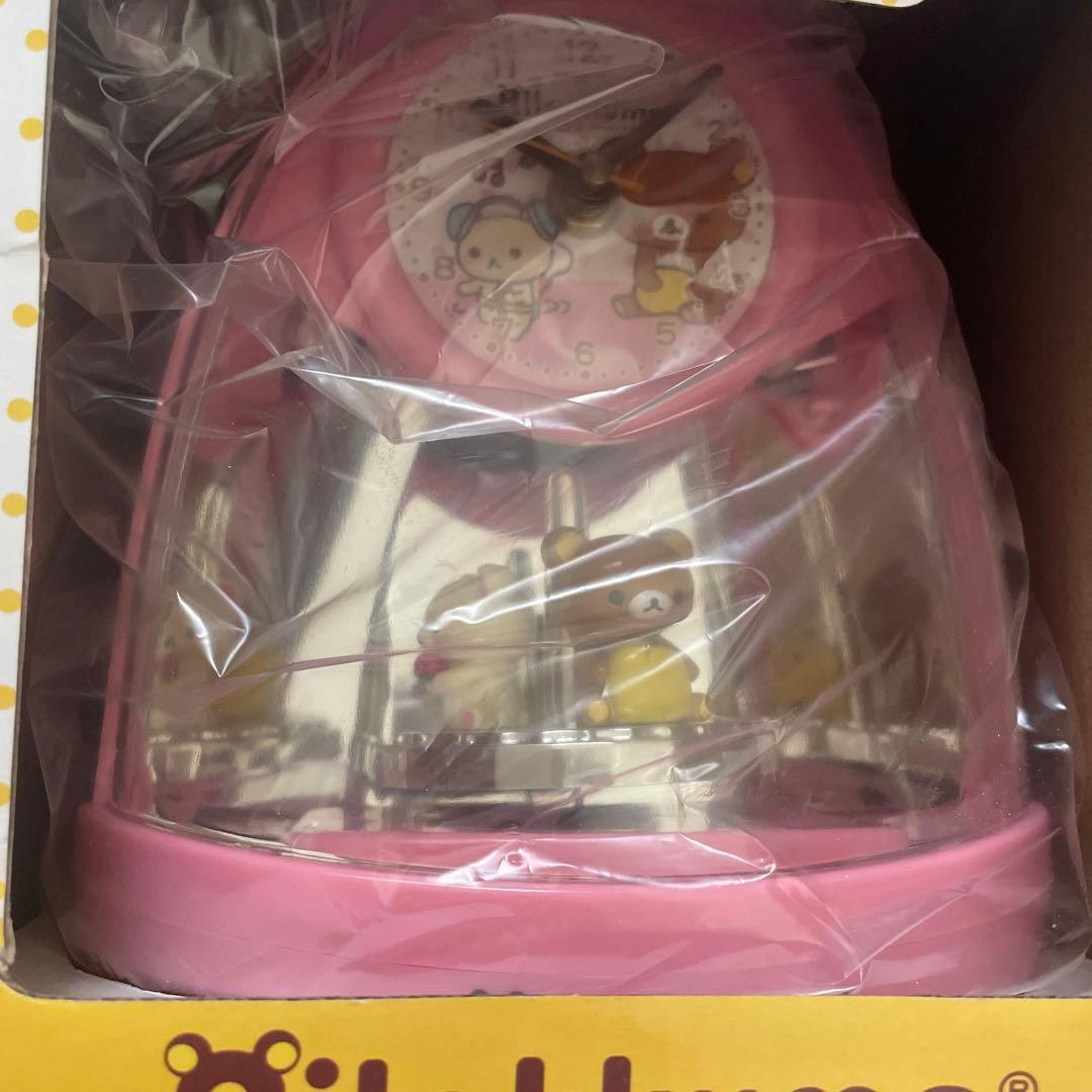 リラックマ　カラクリフィギアクロック　時計　サンエックス