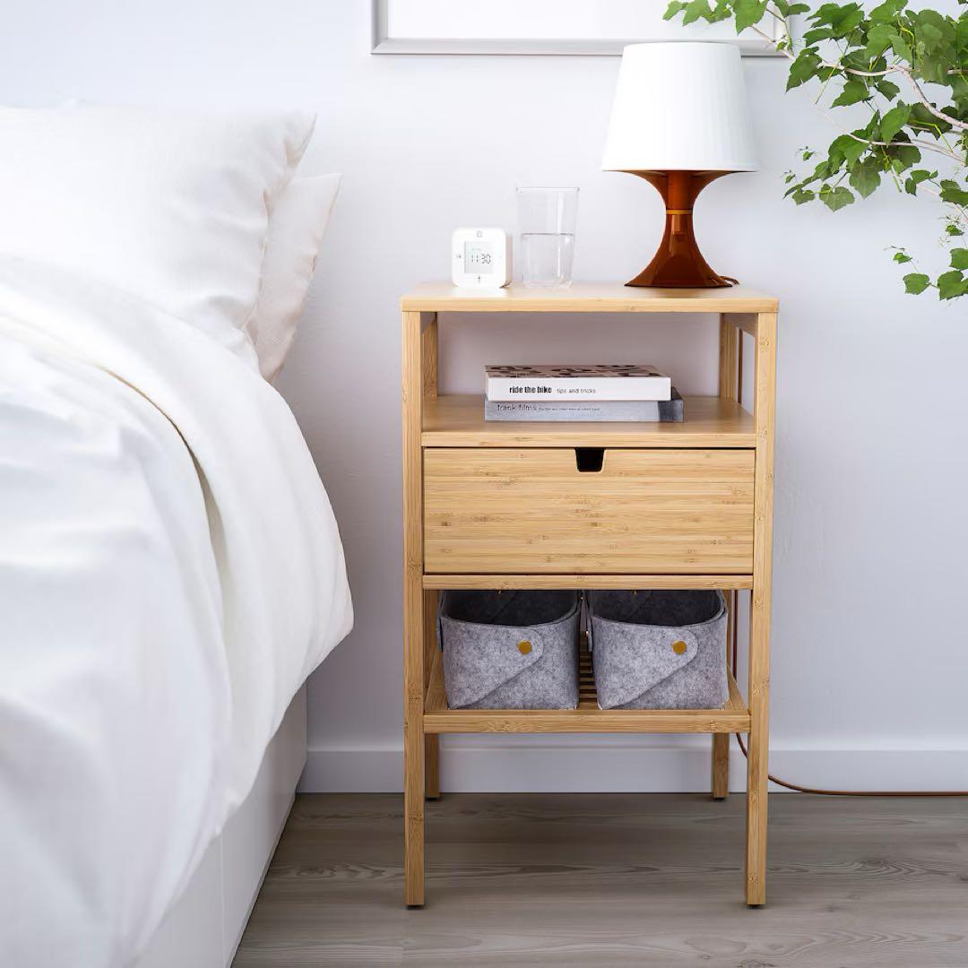 【極美品】IKEA　NORDKISA ノールドシーサ サイドテーブル