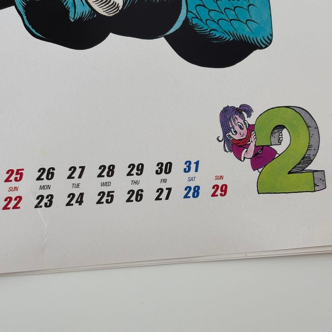 【美品】ドラゴンボール 2004年カレンダー 原作イラスト A2 鳥山明