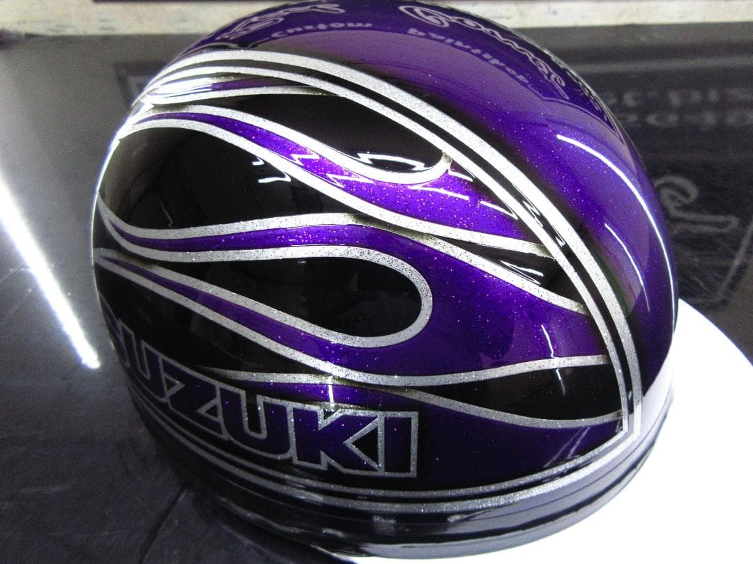 三つボタン‼送料込！！カスタムコルク半　スズキ　ファイヤーラメ最安値090