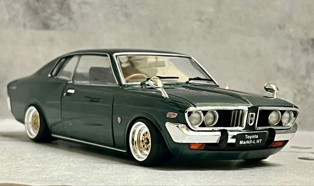 国産名車 1/24 トヨタ マークⅡ HT L カスタム 旧車 ミニカー