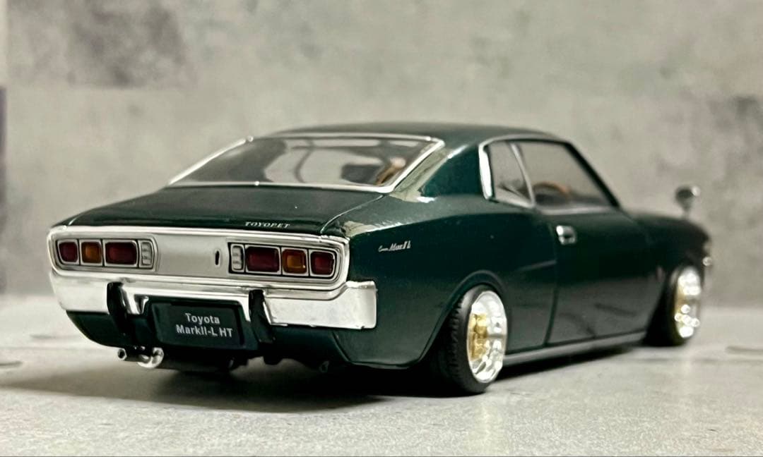 国産名車 1/24 トヨタ マークⅡ HT L カスタム 旧車 ミニカー