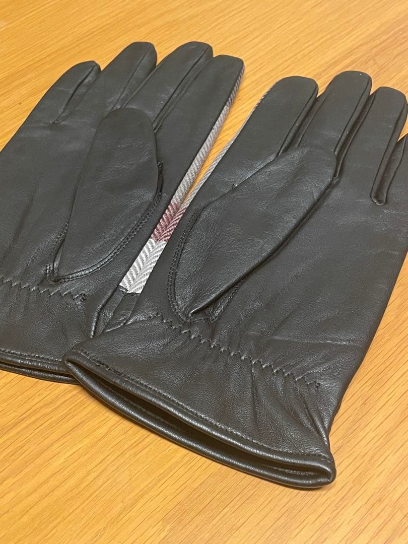 定価2.2万　未使用　ブラックレーベル　クレストブリッジ　チェック　グローブ
