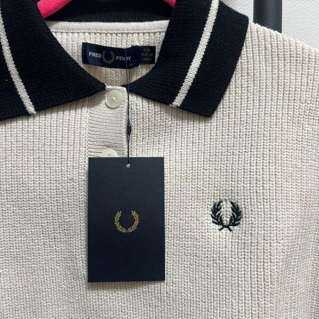 FRED PERRY 七分丈ニット　フレッドペリー