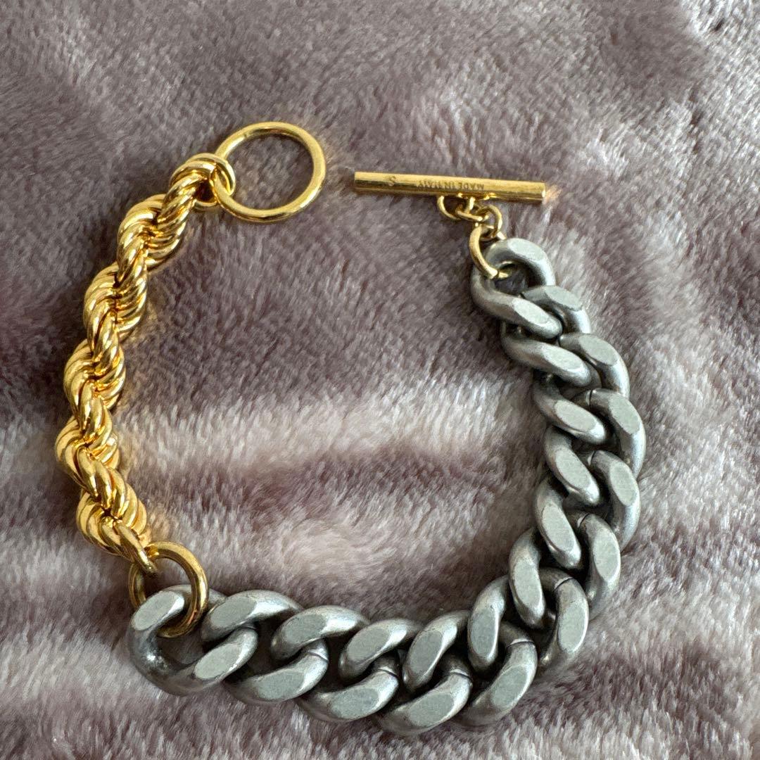 JIL SANDER チェーンブレスレット ゴールド・シルバー