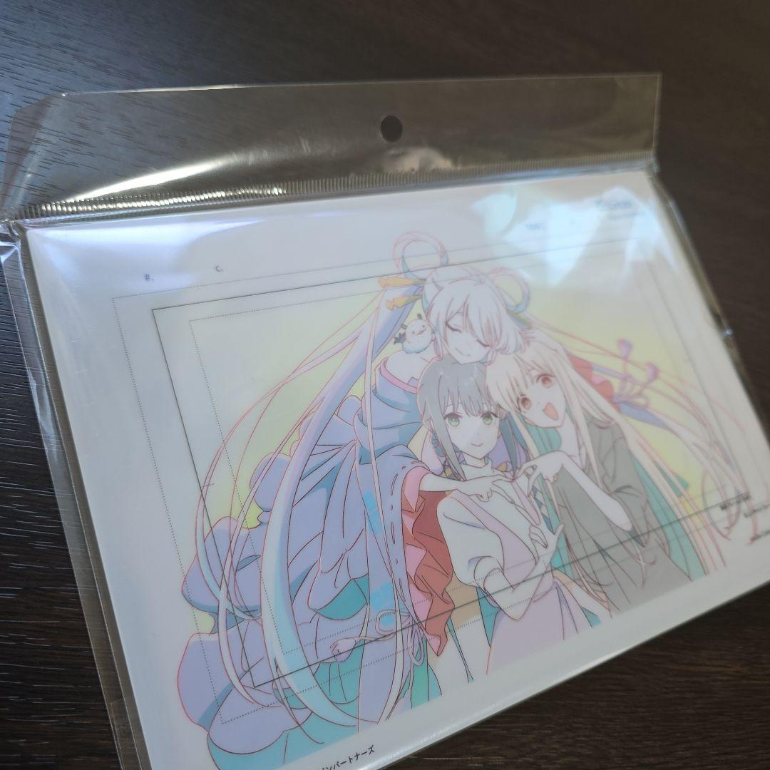 超かぐや姫！　ラフ原画アクリルパネル、クリアファイルセット
