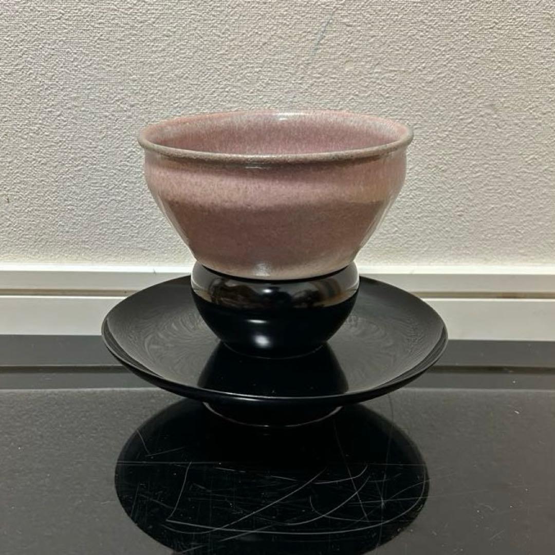 紅天目茶碗と天目台　茶道具懐石茶箱鵬雲斎坐忘斎淡々斎即中斎而妙斎棗水指茶香合棗